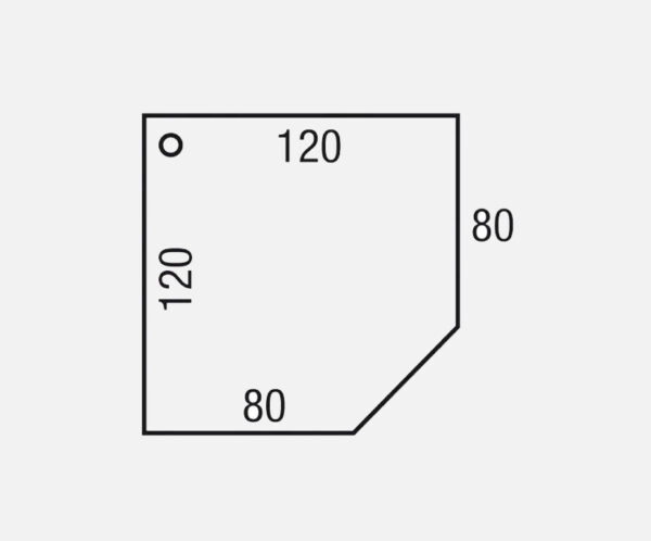 Los CAD Blad 120x120cm